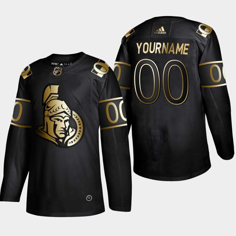 Senators Customized Black Gold Adidas Jersey,We sell and wholesale Senators Customized Black Gold Adidas Jersey on line form chian!